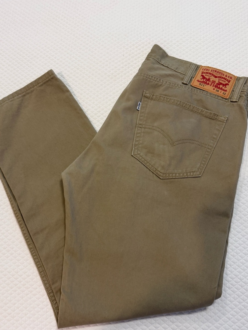 Levi's 511 Tan Jeans 38x32